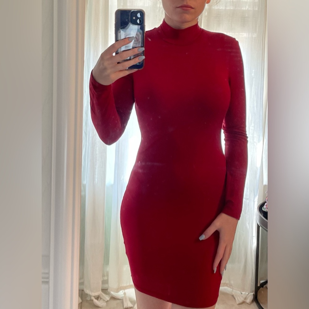 Red Shein Body-con Dress